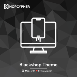 Изображение Black Shop Theme by nopCypher