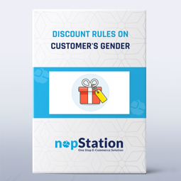 Discount Rules on Customer's Gender by nopStation の画像