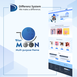 Picture of Blue Moon Responsive Theme by Differenz System