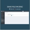 Image de Save file in disc drive / server