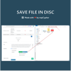 Save file in disc drive / server の画像