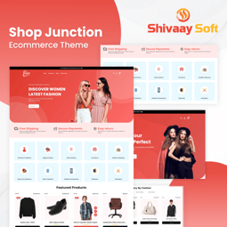 Изображение ShopJunction Theme + 09 Plugins (By Shivaay Soft)