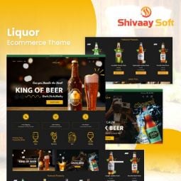 Liquor Theme + 07 plugins (By Shivaay Soft) resmi