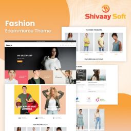 Fashion Theme + 07 Plugins (By Shivaay Soft) の画像