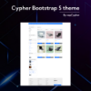 Cypher Bootstrap 5 Theme の画像